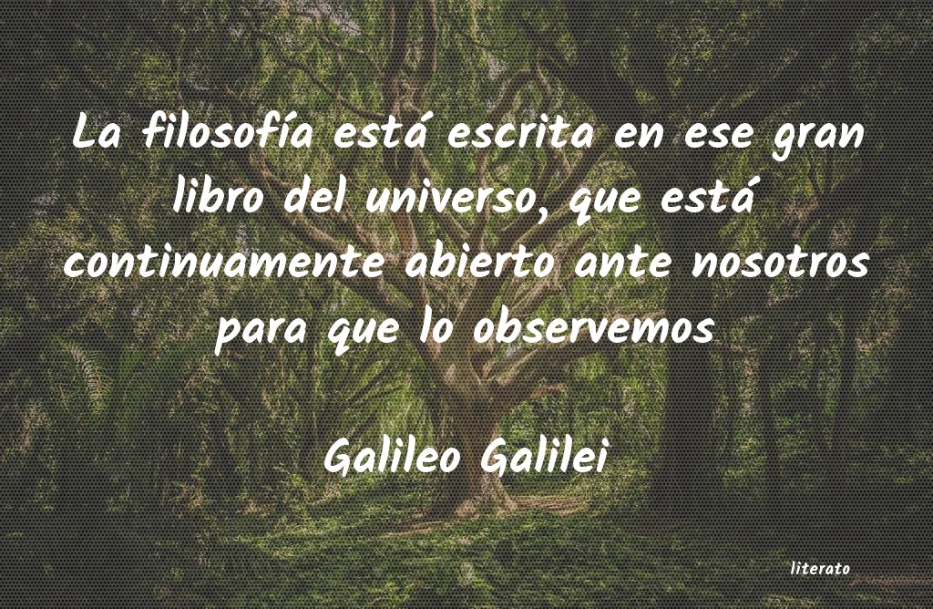 frases de Galileo Galilei