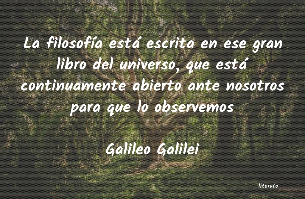 Frases de Galileo Galilei