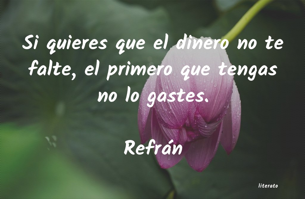 Frases de Refrán