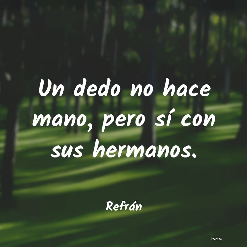 Frases de Refrán