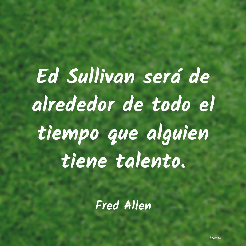 Frases de Fred Allen