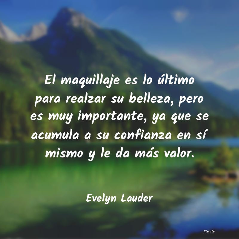 frases de Evelyn Lauder
