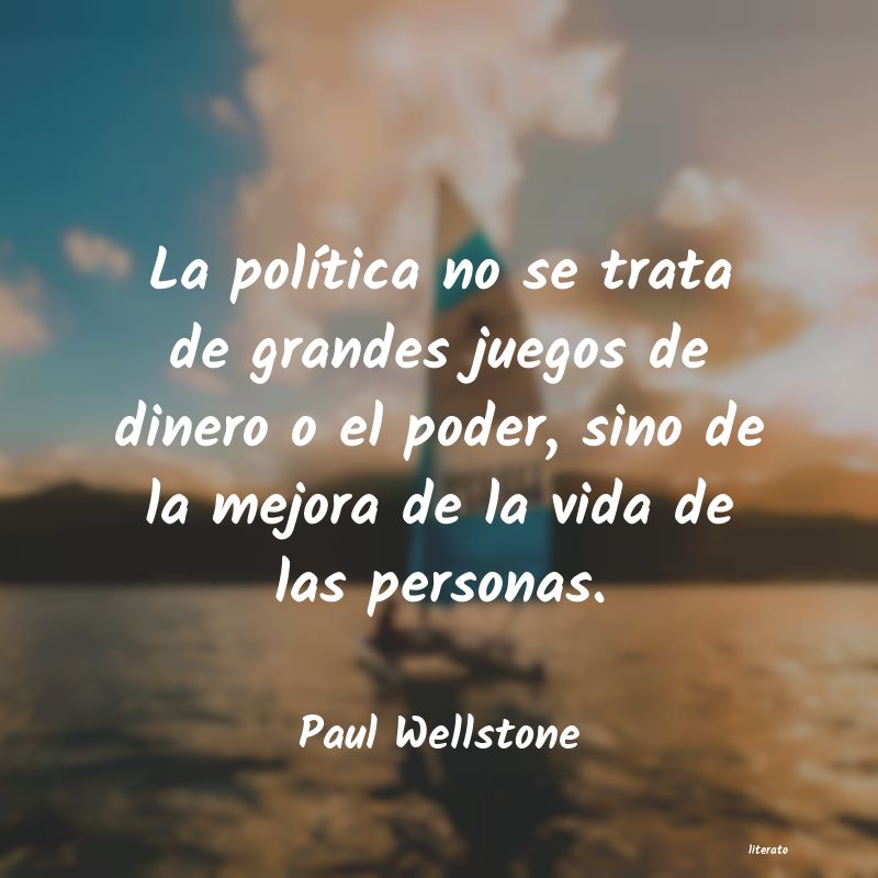 Frases de Paul Wellstone