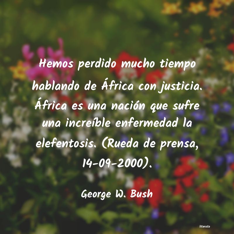 frases de George W. Bush