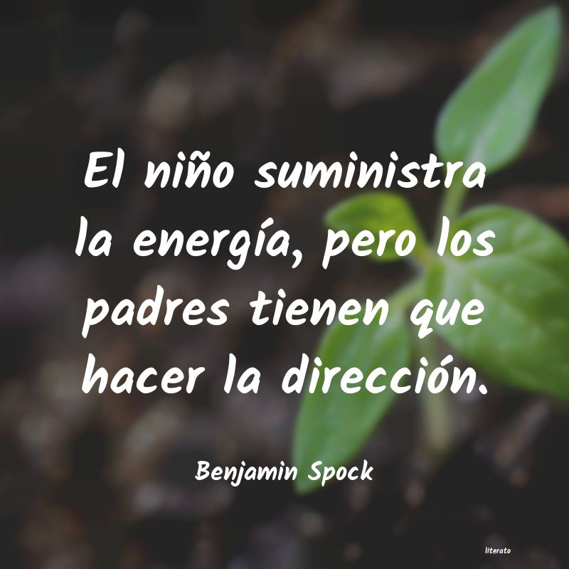 Frases de Benjamin Spock - literato