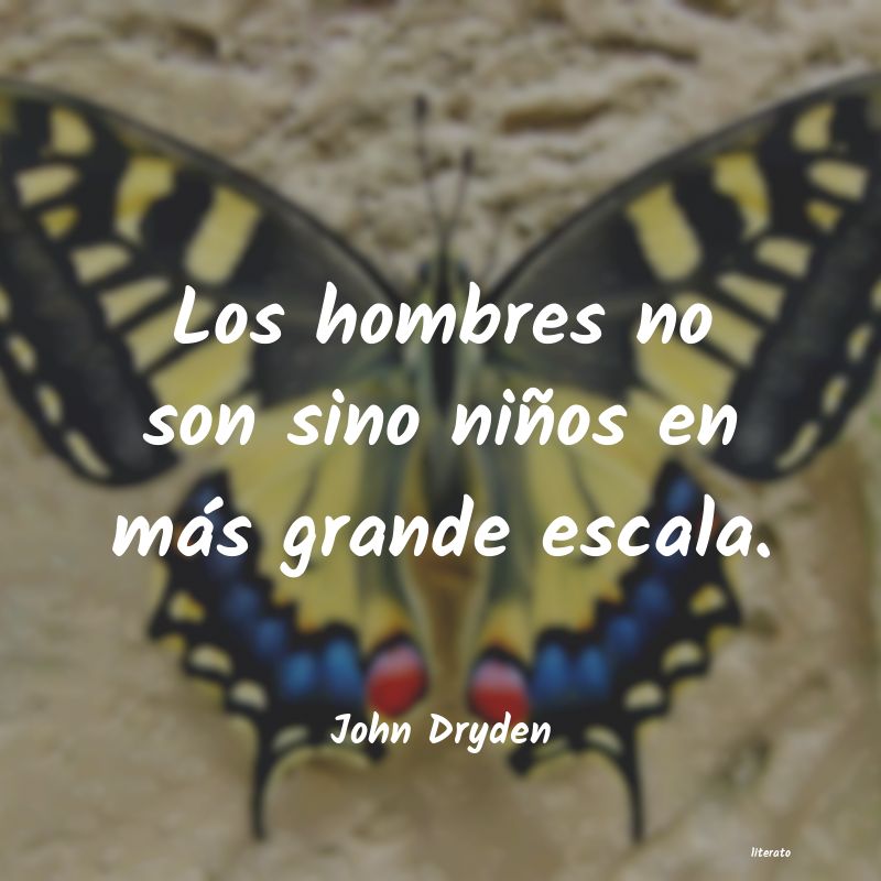 frases de John Dryden