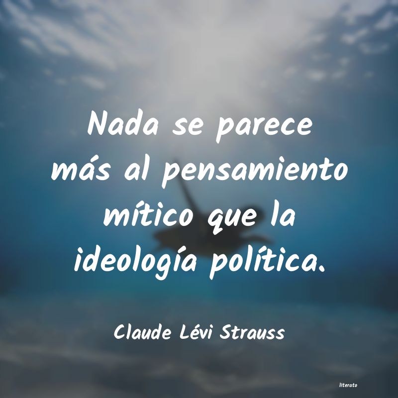 Frases de Claude Lévi Strauss