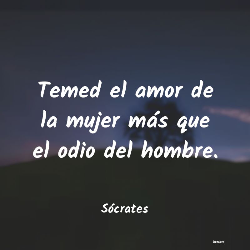 frases de amor de socrates