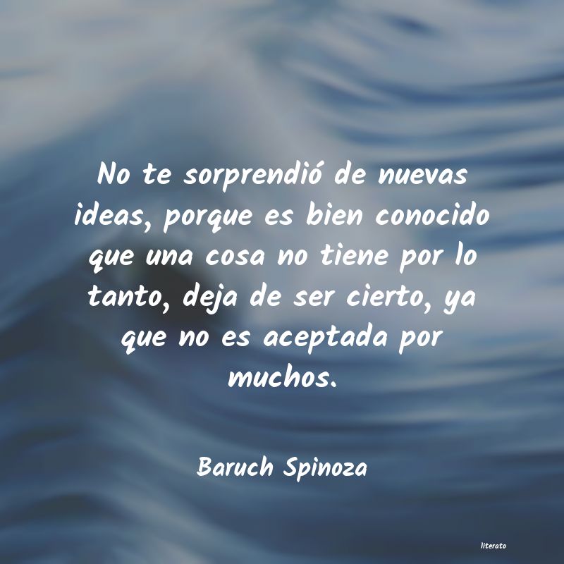 Frases de Baruch Spinoza