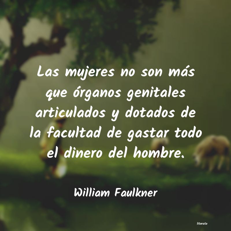 Frases de William Faulkner