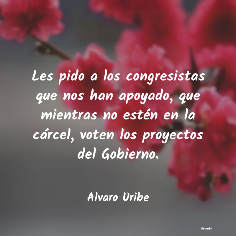 Frases de Alvaro Uribe