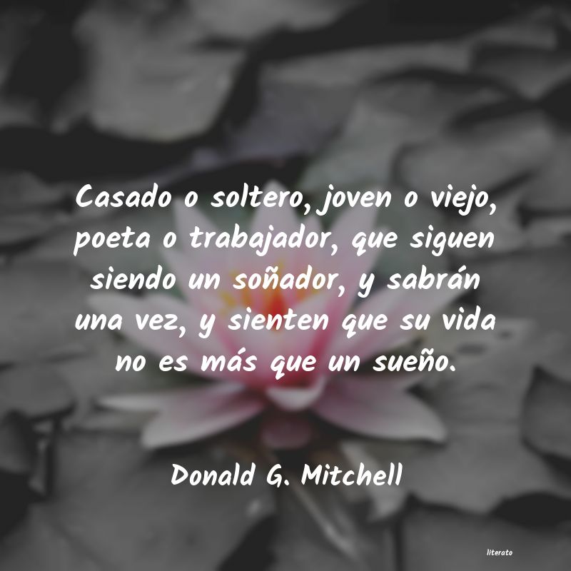 Frases de Donald G. Mitchell