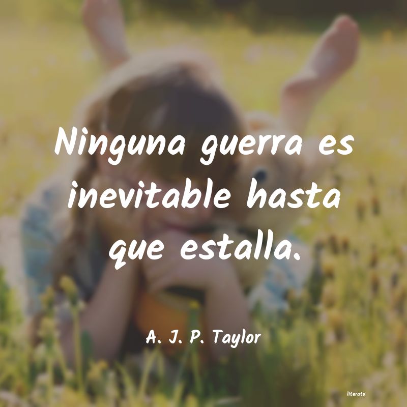 frases de A. J. P. Taylor