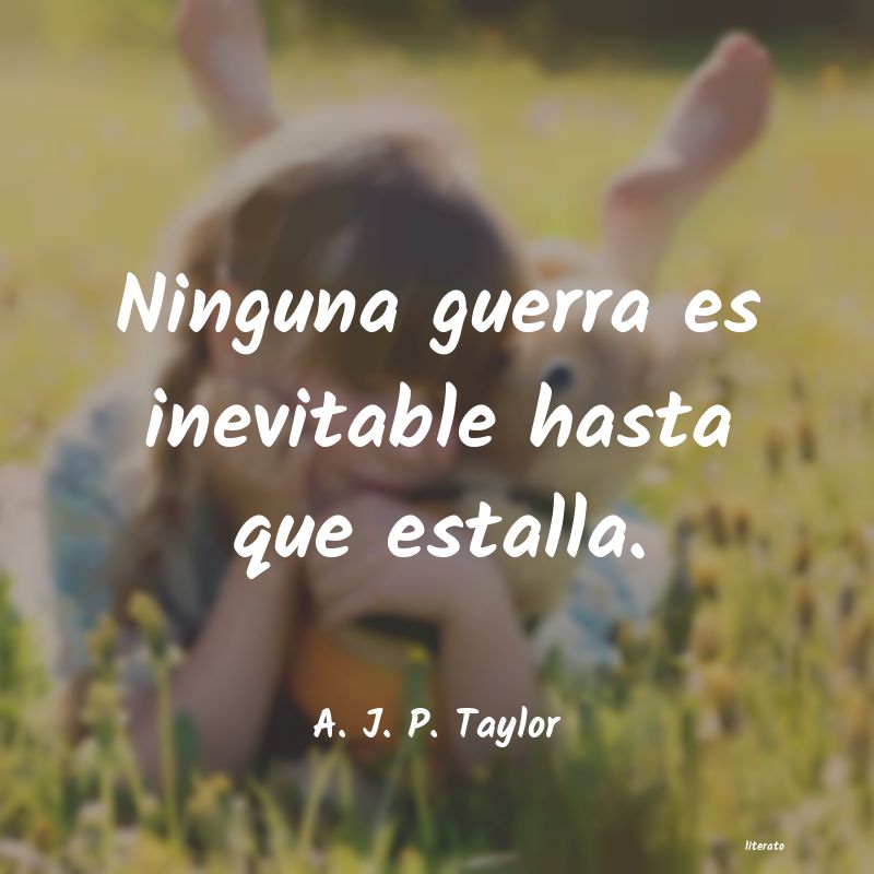 Frases de A. J. P. Taylor