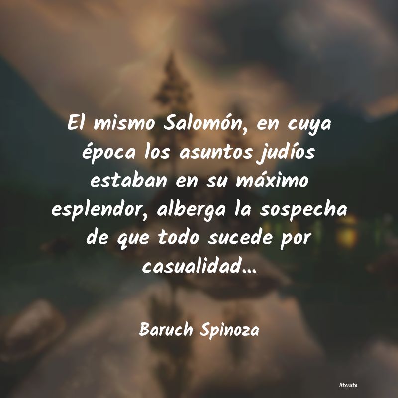 Frases de Baruch Spinoza