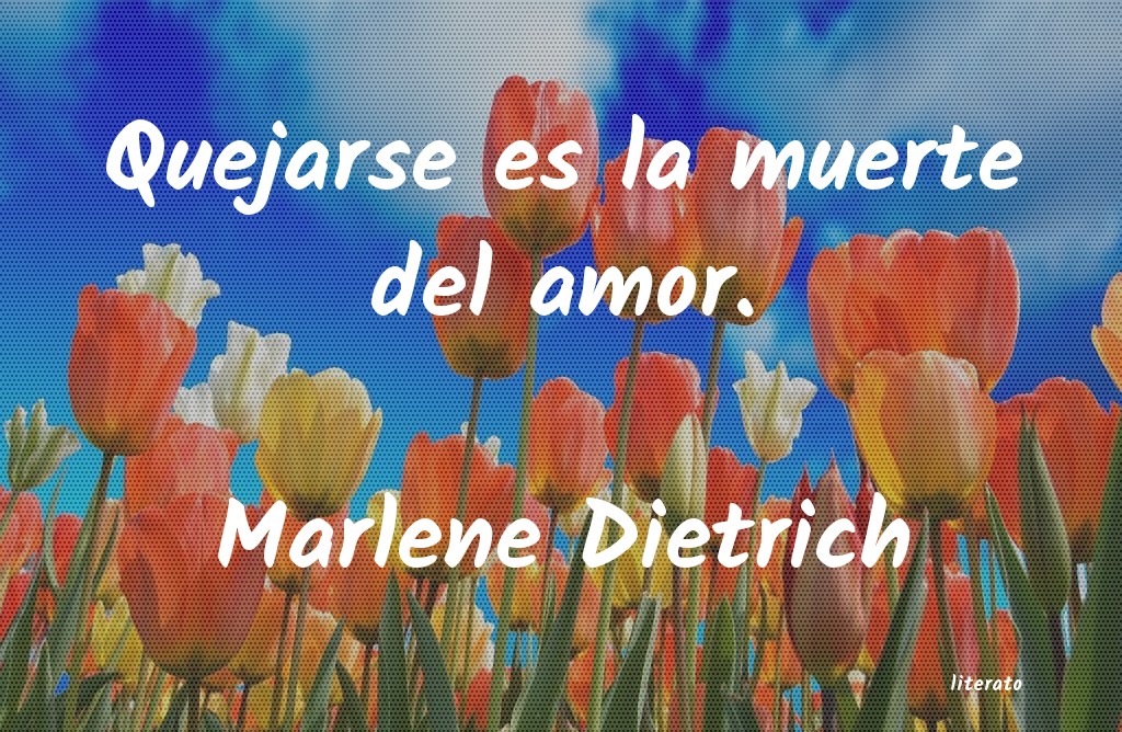 frases de Marlene Dietrich