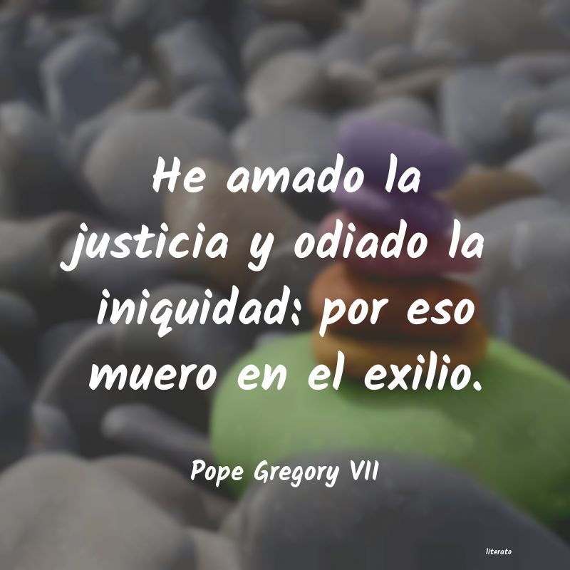 frases de Pope Gregory VII