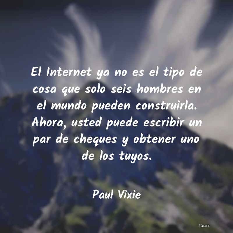 Frases de Paul Vixie