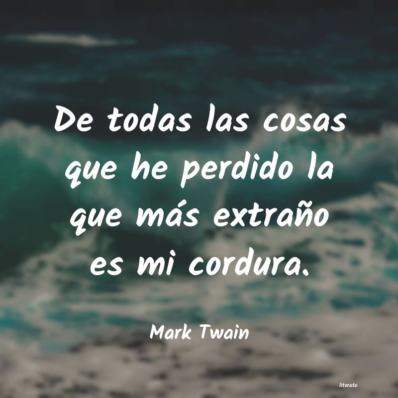 Frases de Mark Twain