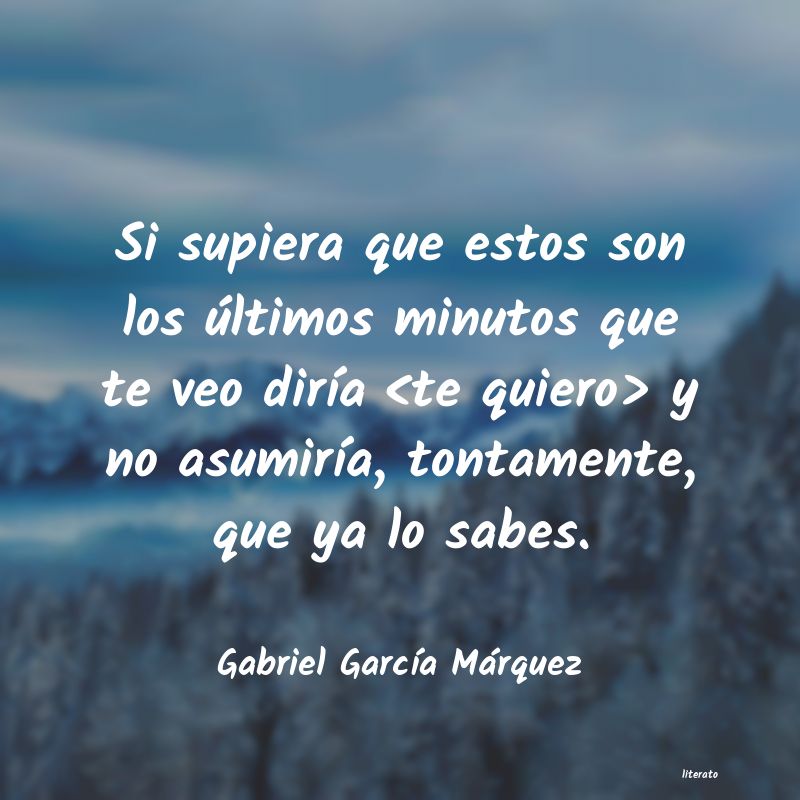 Frases de Gabriel García Márquez