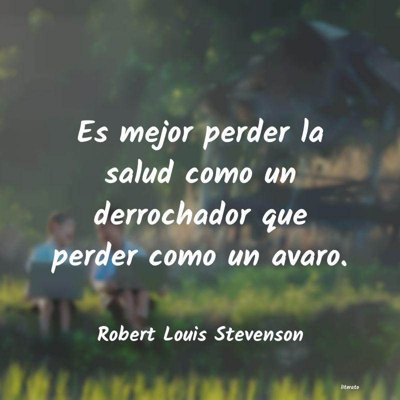 Frases de Robert Louis Stevenson