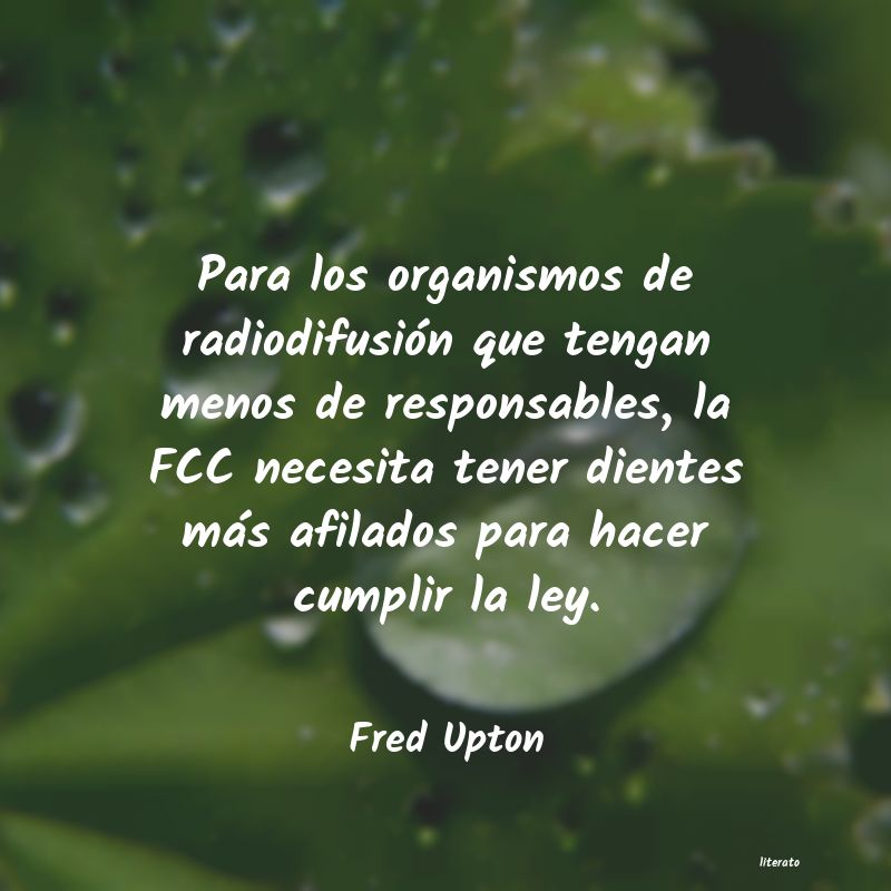 frases de Fred Upton