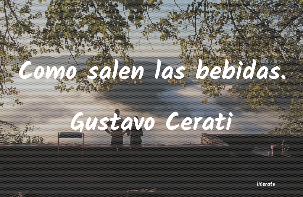 Frases de Gustavo Cerati