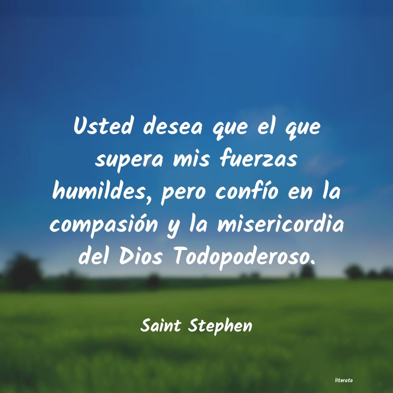 frases de Saint Stephen
