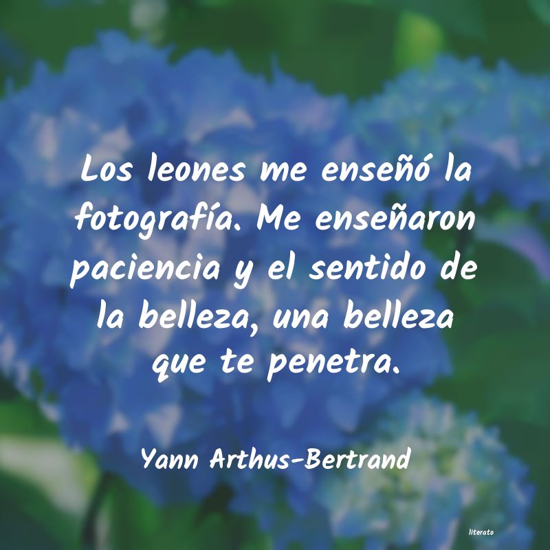 frases de Yann Arthus-Bertrand