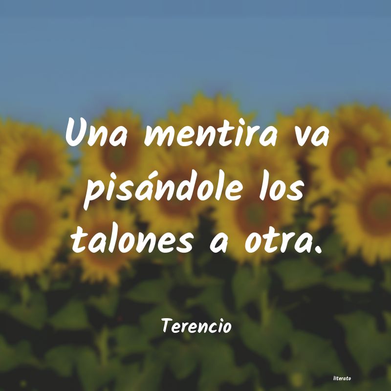 Frases de Terencio