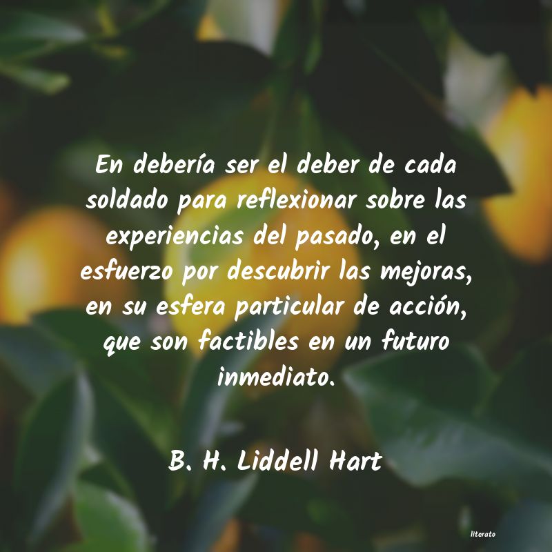 Frases de B. H. Liddell Hart