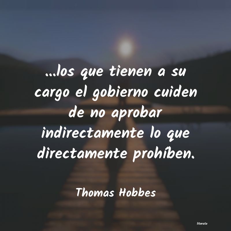 Frases de Thomas Hobbes