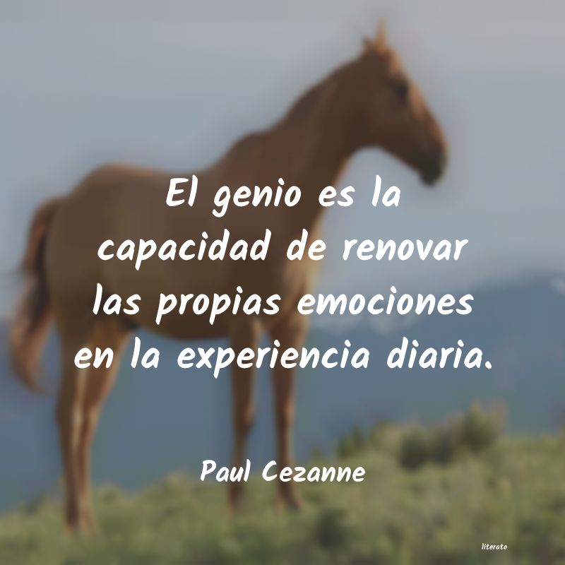 Frases de Paul Cezanne