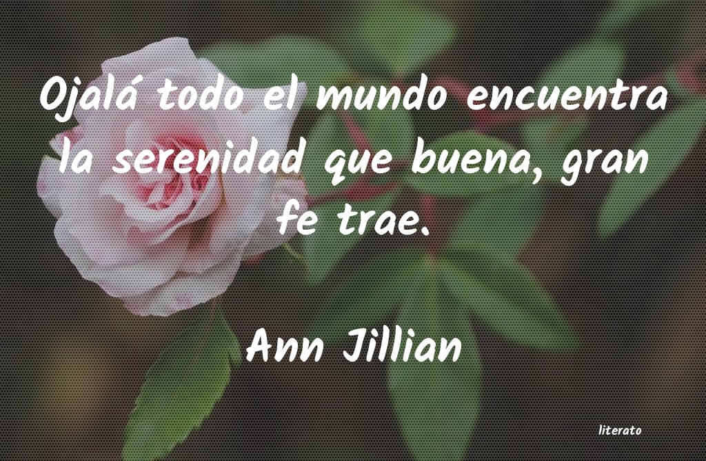 frases de Ann Jillian