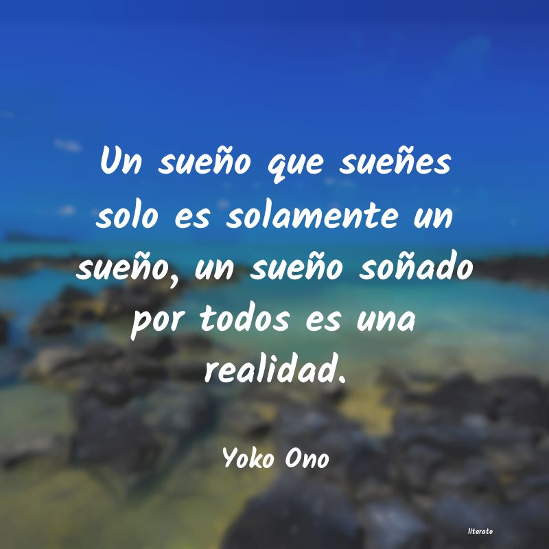 Frases de Yoko Ono