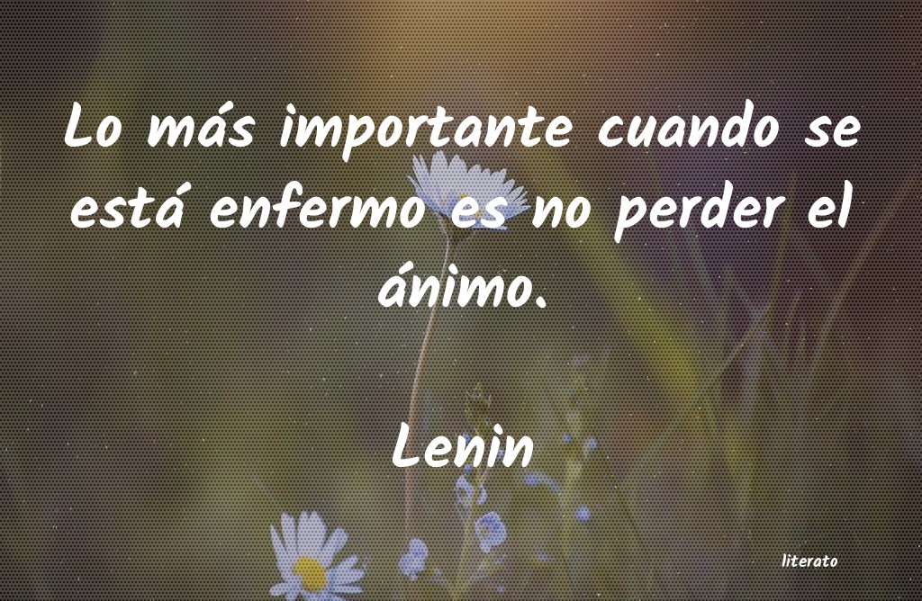 frases para levantar el animo a un enfermo