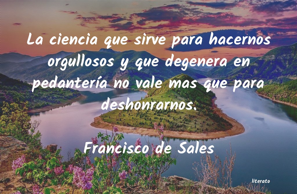 Frases de Francisco de Sales