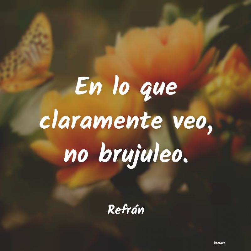 frases de Refrán