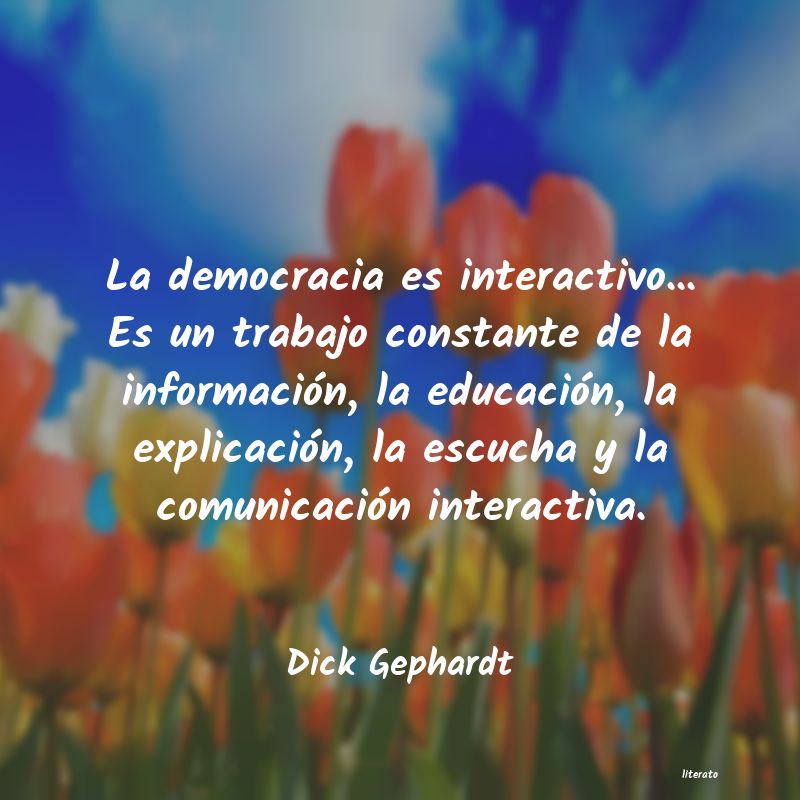 Frases de Dick Gephardt