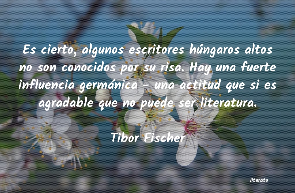 Frases de Tibor Fischer