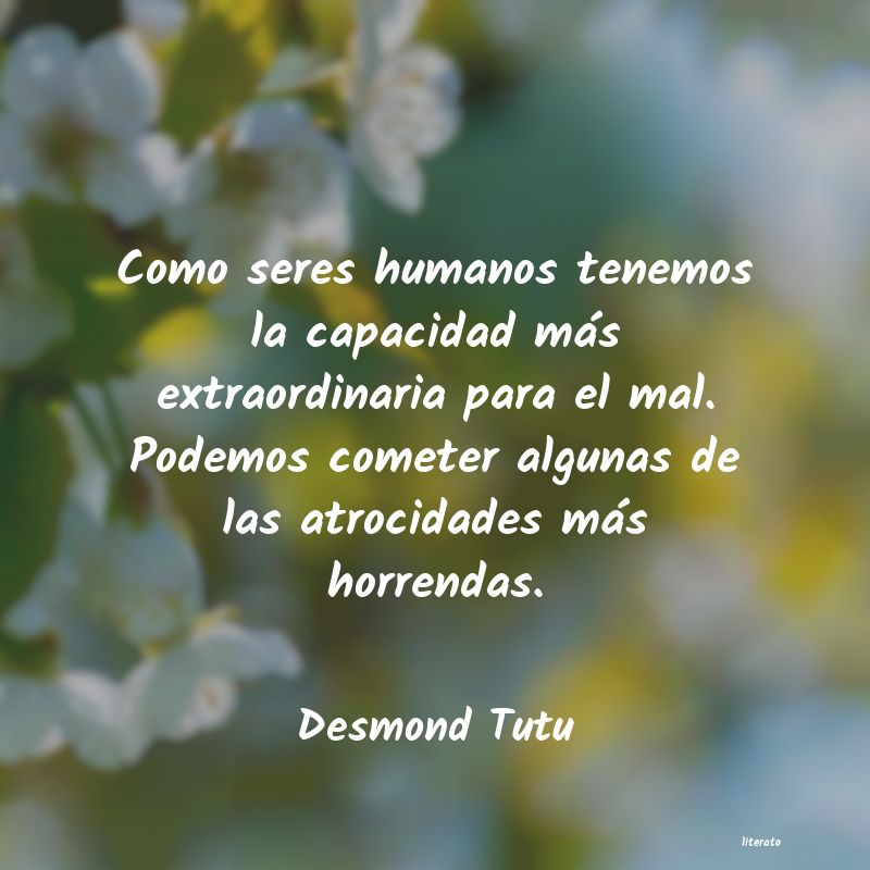 Frases de Desmond Tutu