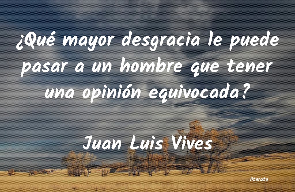 Frases de Juan Luis Vives