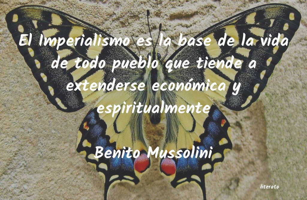 frases de Benito Mussolini