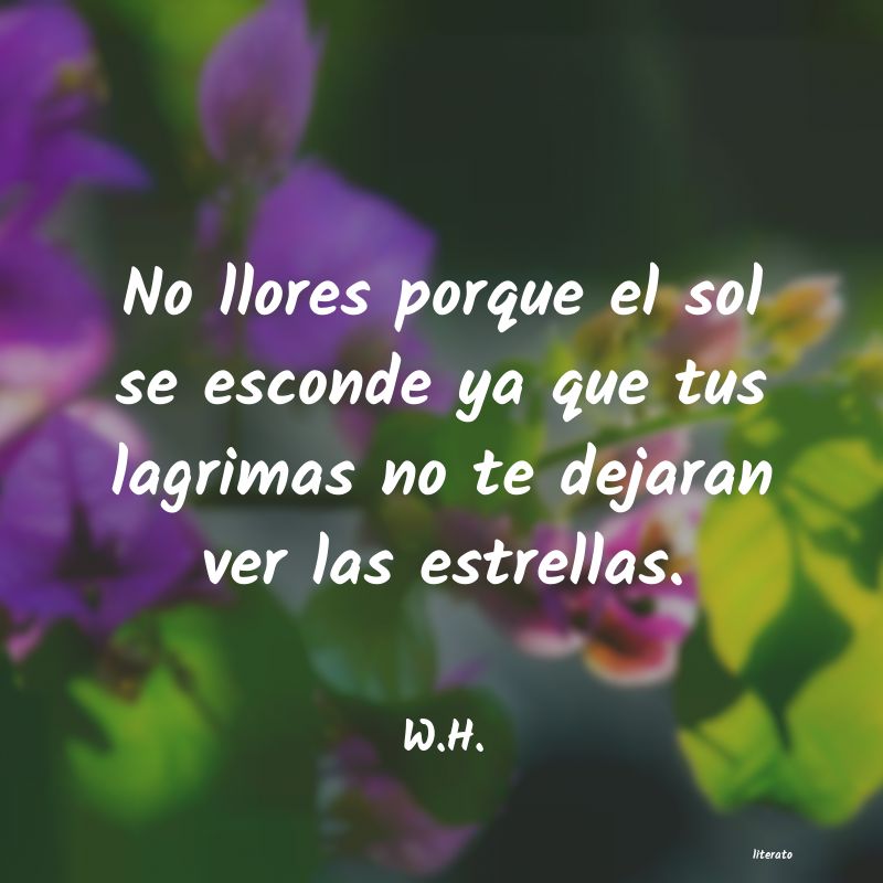 frases de W.H.