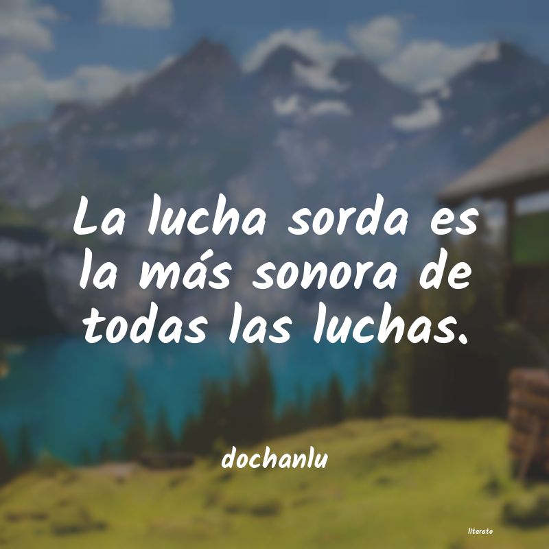 Frases de dochanlu