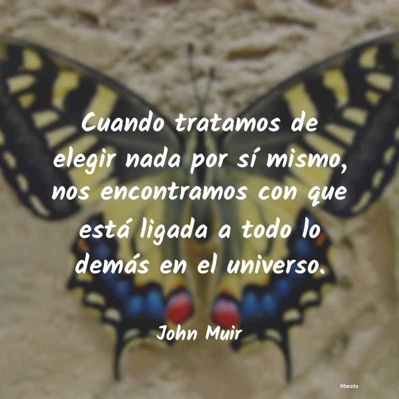 frases de John Muir
