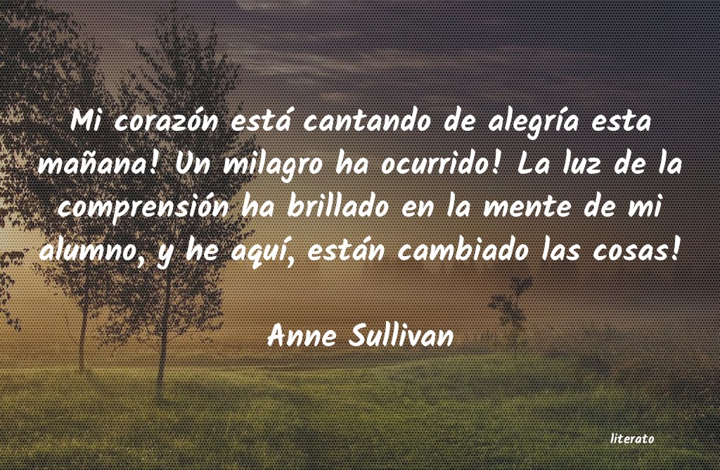 frases de Anne Sullivan