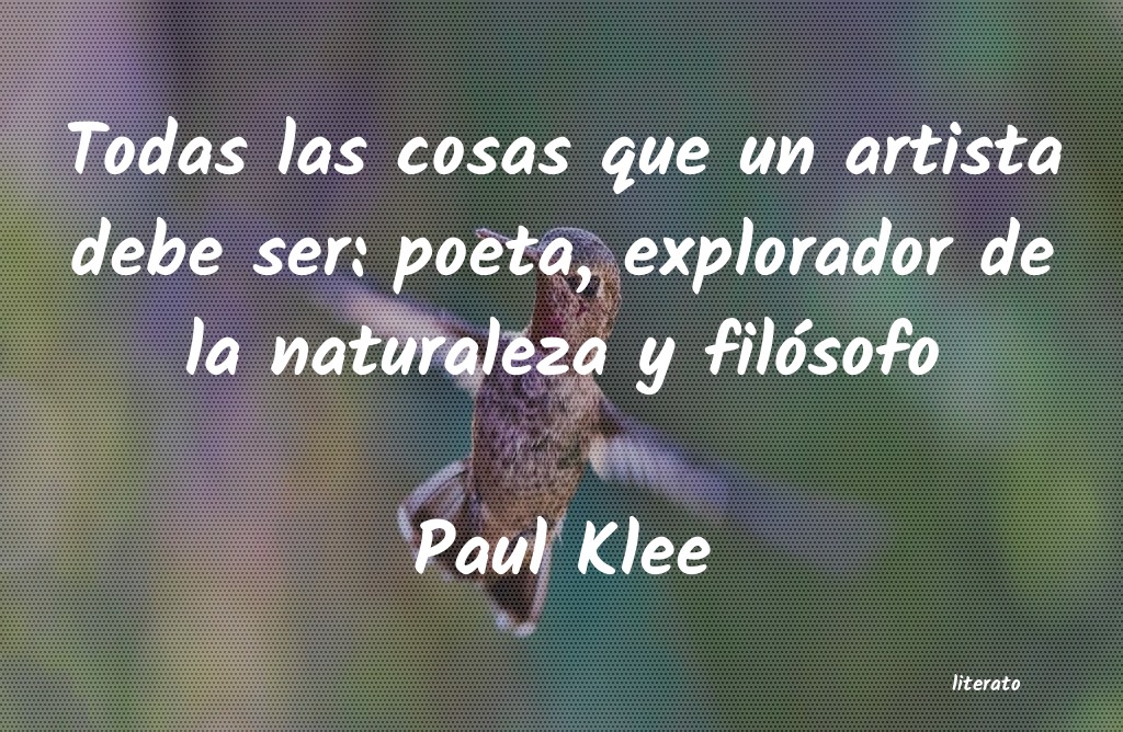 Frases de Paul Klee