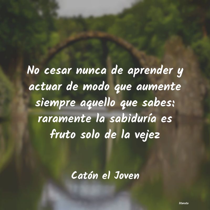 Frases de Catón el Joven