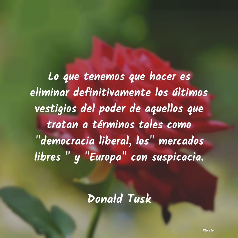 Frases de Donald Tusk
